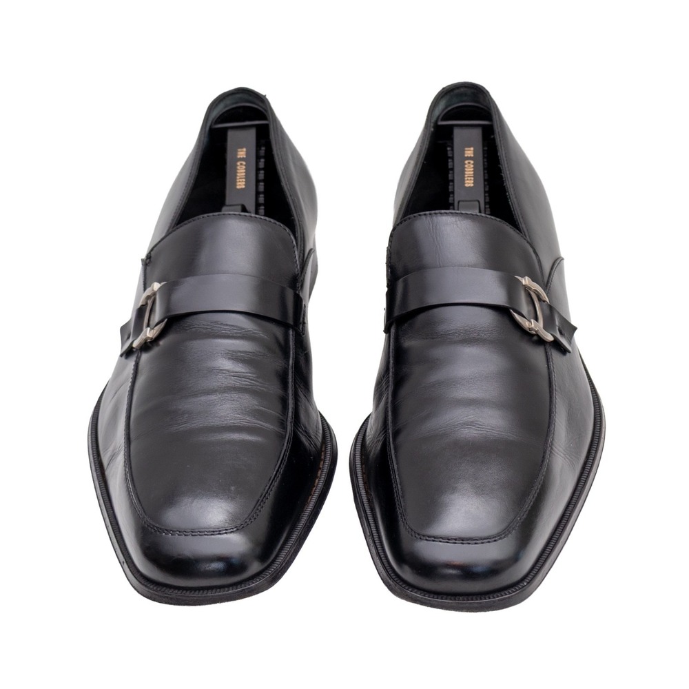 Vintage Salvatore Ferragamo Studio Black Horsebit Loafers Dress Shoes US 11 D - Picture 7 of 16